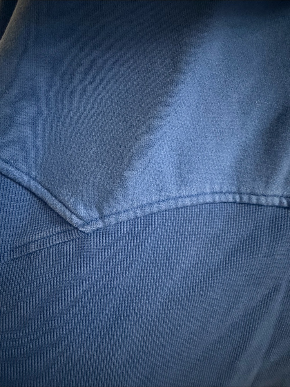Lululemon Cropped Blue Half-Zip Scuba - Picture 4 of 5